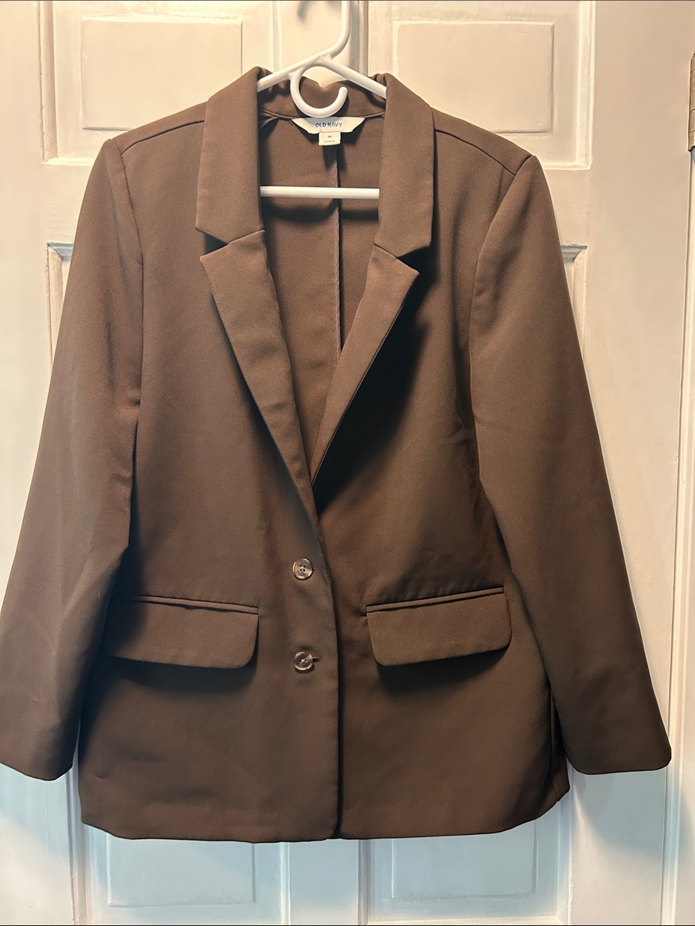 Old Navy Brown Single-Breasted Blazer